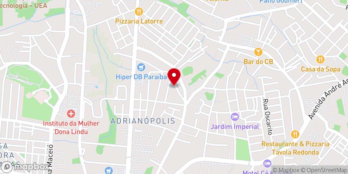Map showing location of IEADAM | 328ª Casa de Oração | Área 255