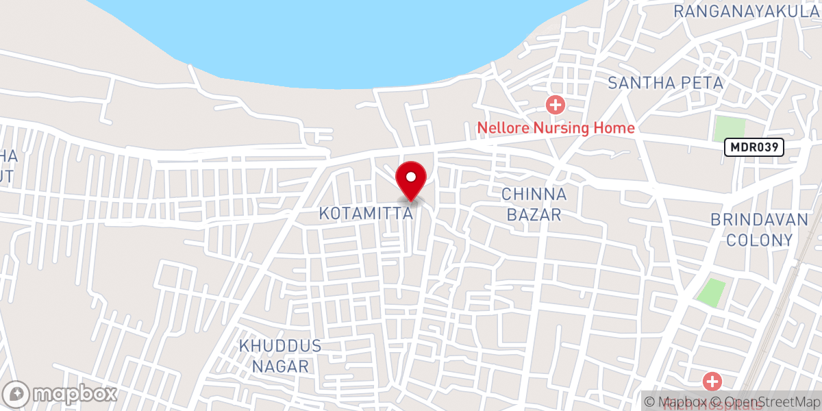 Map showing location of Telugu Baptist Church
