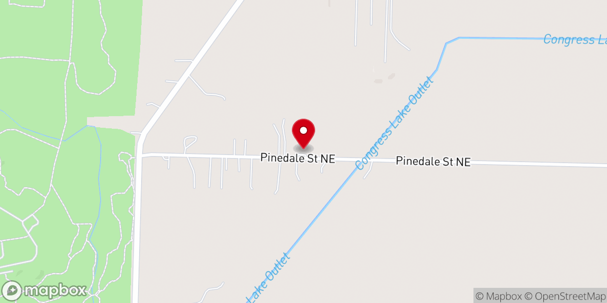 Map showing location of Hartville Gospel Mission Church