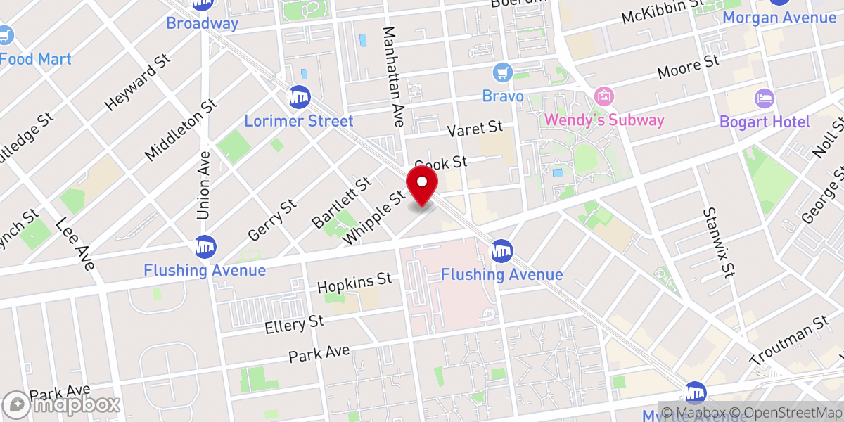 Map showing location of Hebron Baptist Outreach Ministries Inc