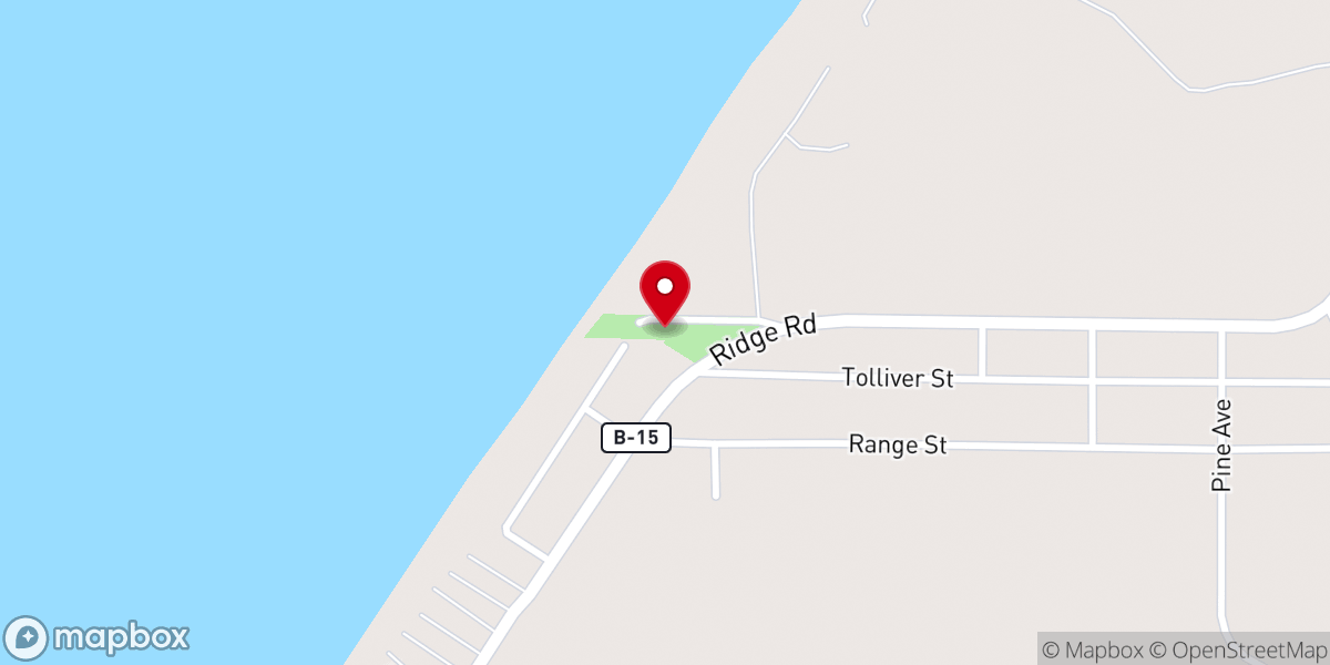 Map showing location of Cedar Point County Park