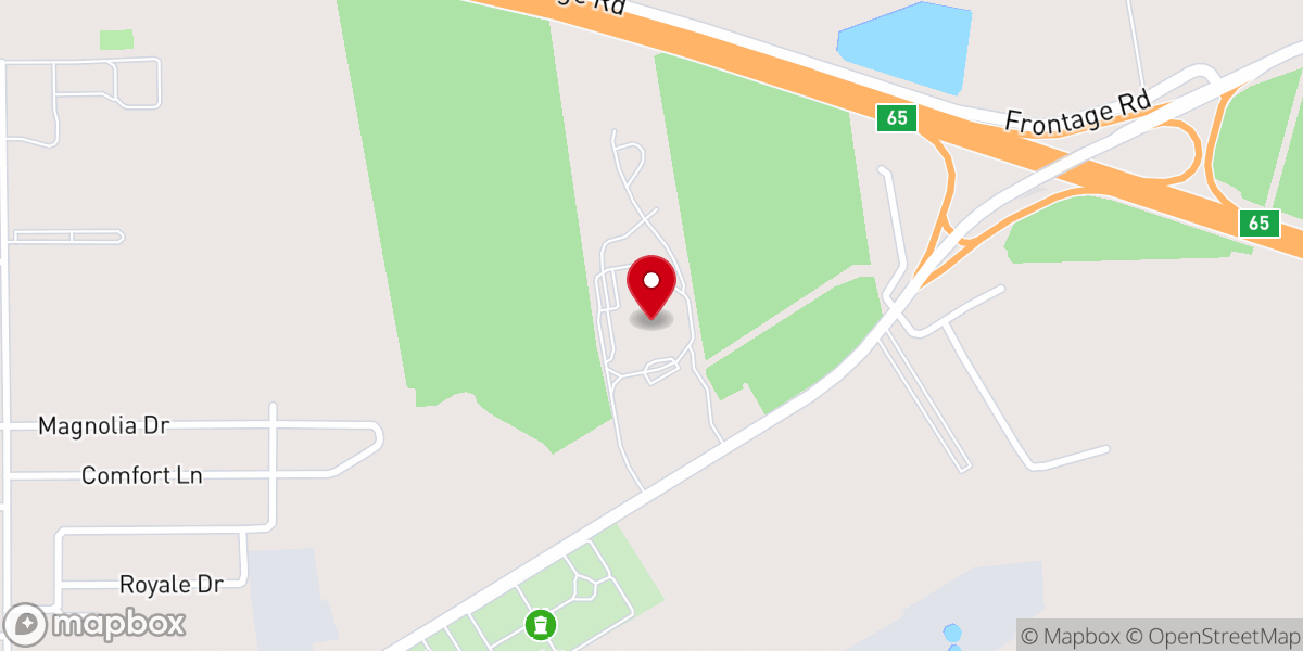 Map showing location of Southwest Louisiana Veterans Home