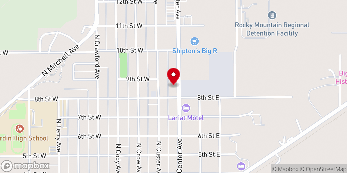 Map showing location of Faith Independent Baptist Church