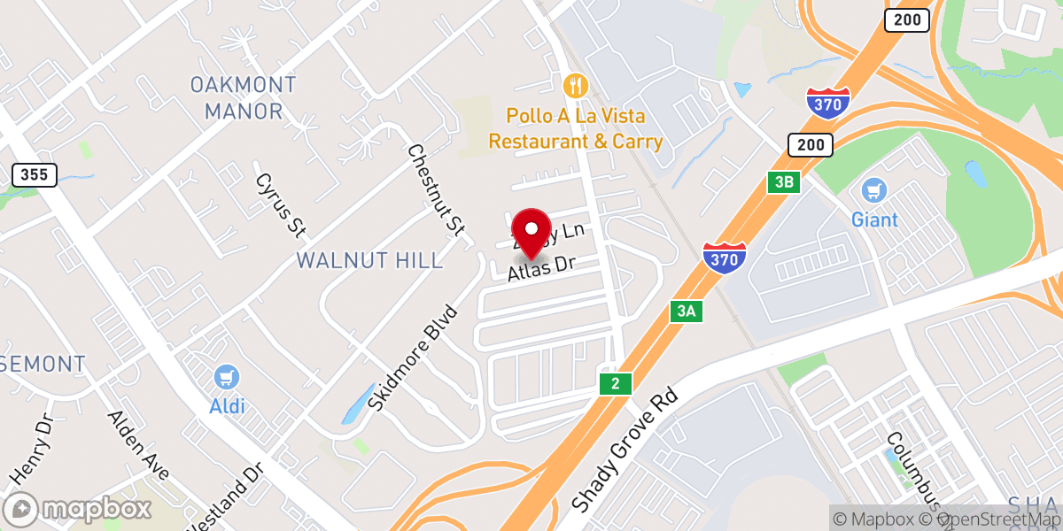 Map showing location of Christian Victory Center