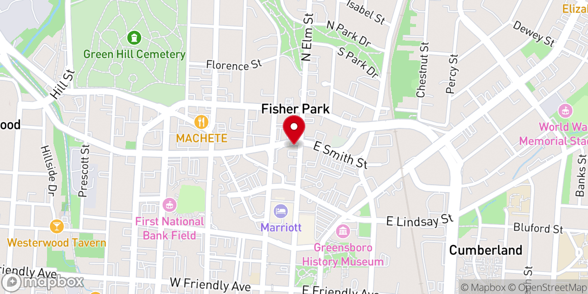 Map showing location of St. Vincent de Paul Society