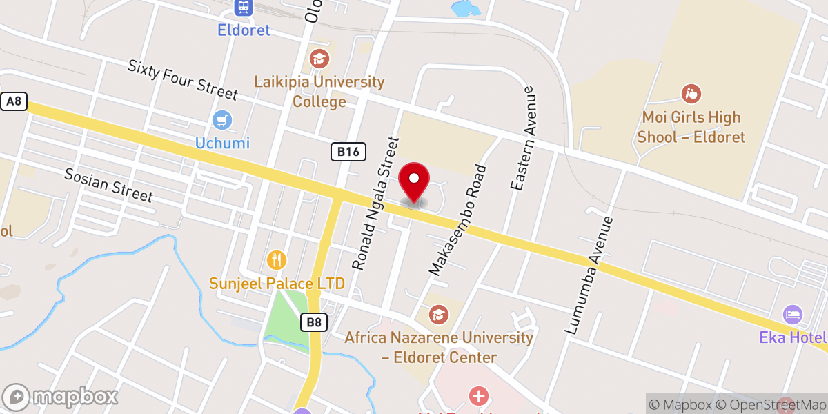 Map showing location of Catholic Diocese Of Eldoret Bookshop