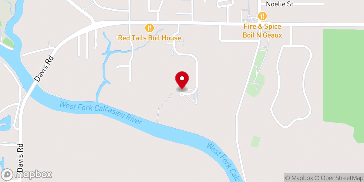 Map showing location of St Charles Center