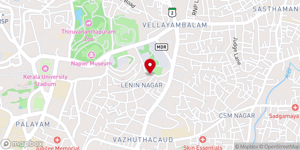 Map showing location of Pentecostal Maranatha Gospel Church Headquarters Building