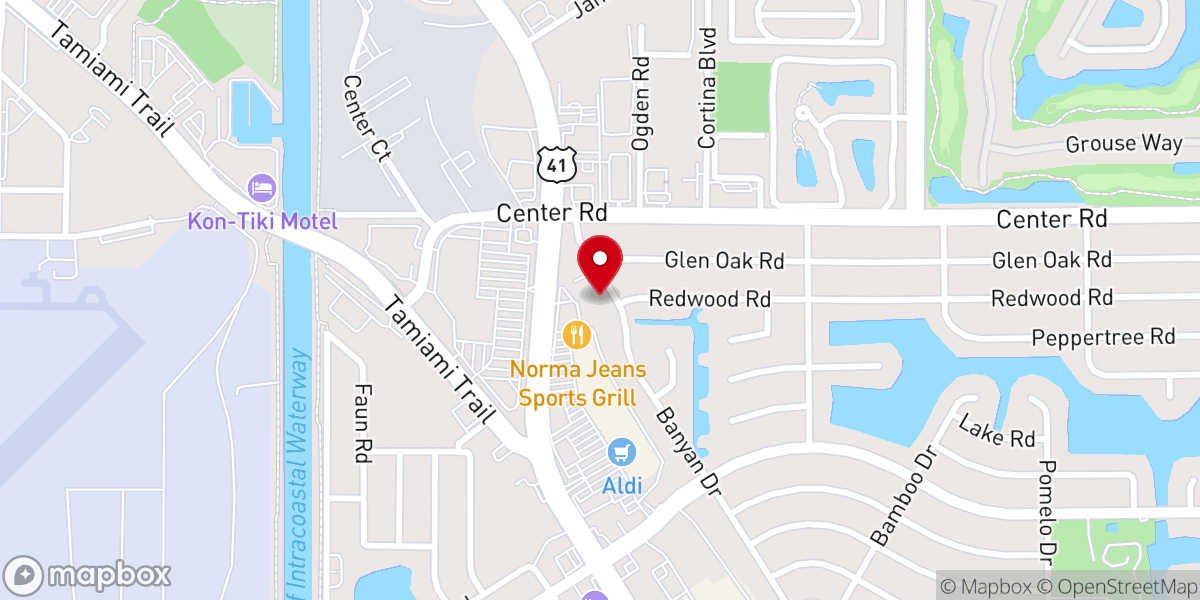 Map showing location of Calvary Reformed Church of Venice Gardens