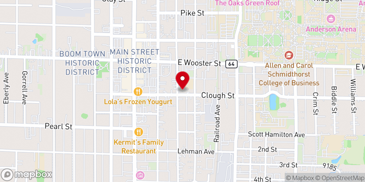 Map showing location of Saint Aloysius Catholic Church