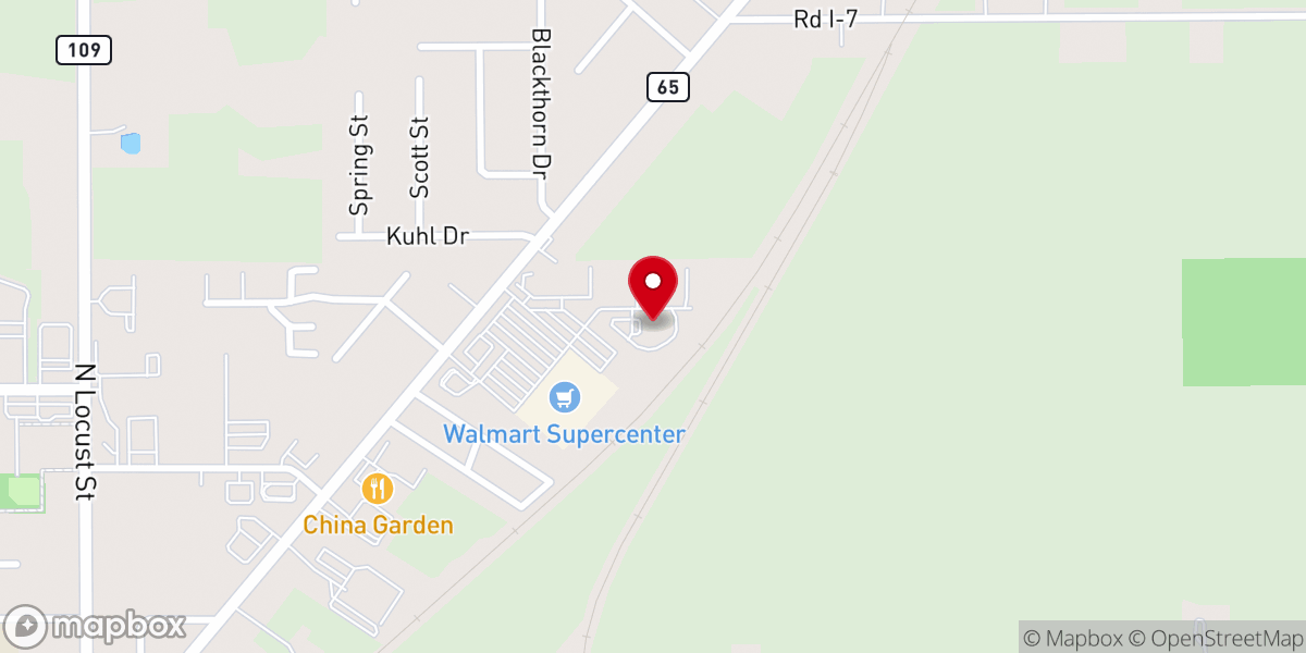 Map showing location of Tate Church, MD