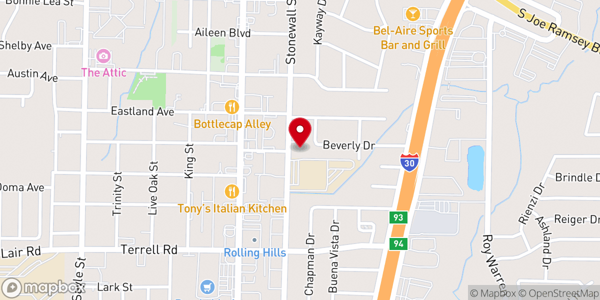 Map showing location of United Presbyterian Church