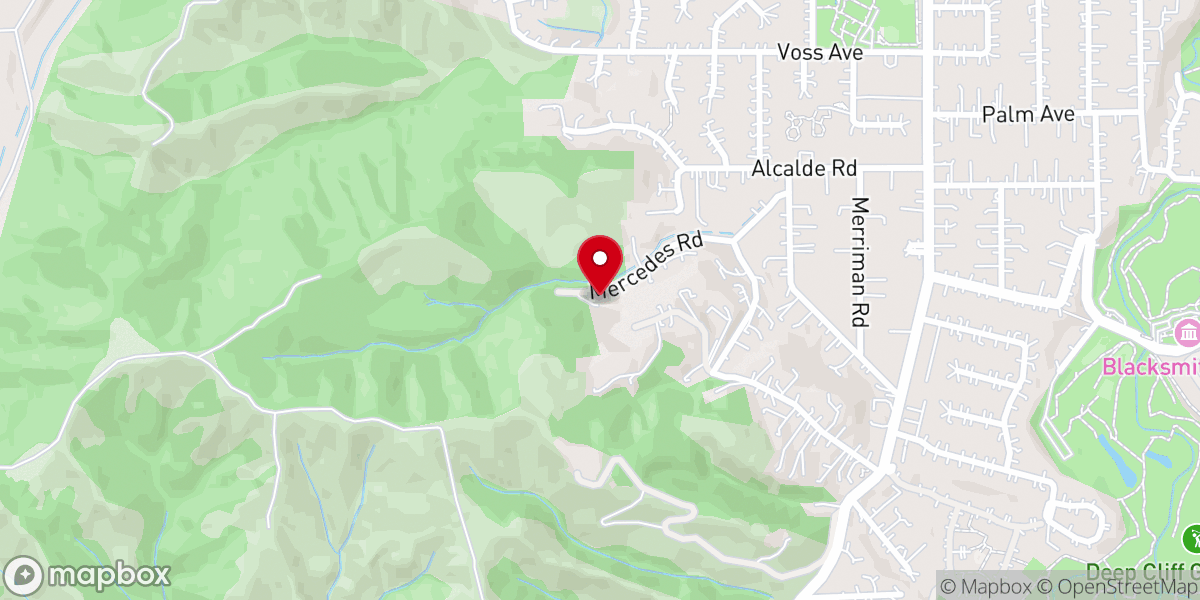 Map showing location of Our Lady of Santa Clara Retreat Center