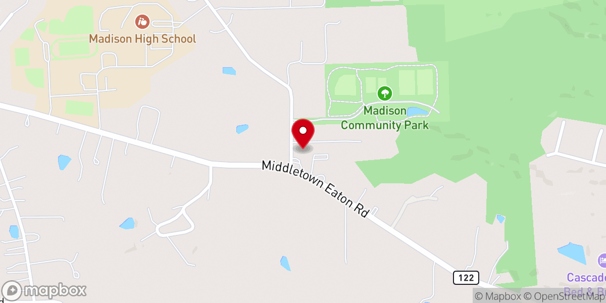 Map showing location of Church of God In Jesus
