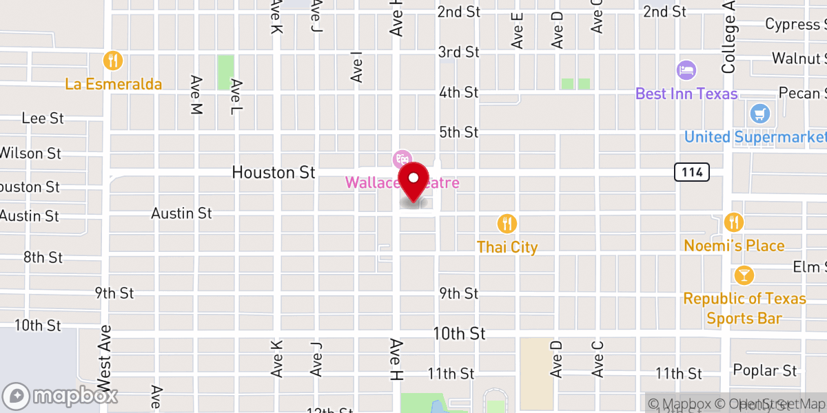 Map showing location of Community Outreach Center