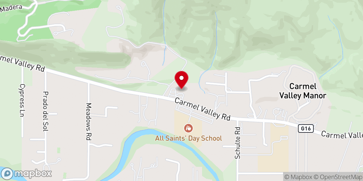 Map showing location of St Philip's Lutheran Church