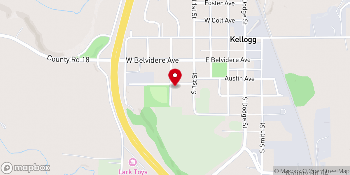 Map showing location of KELLOGG - ST AGNES HALL