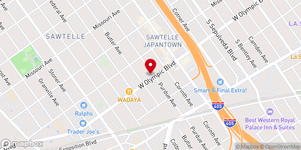 Map showing location of Faith Tabernacle Church
