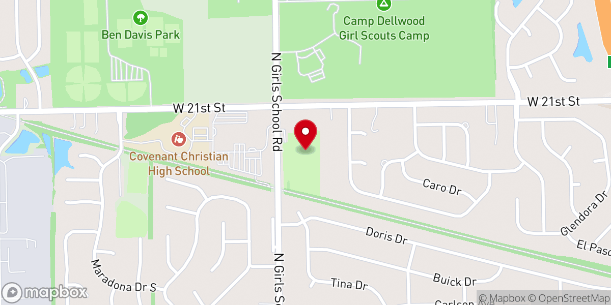 Map showing location of Chapel Rock Community Development C Orporation