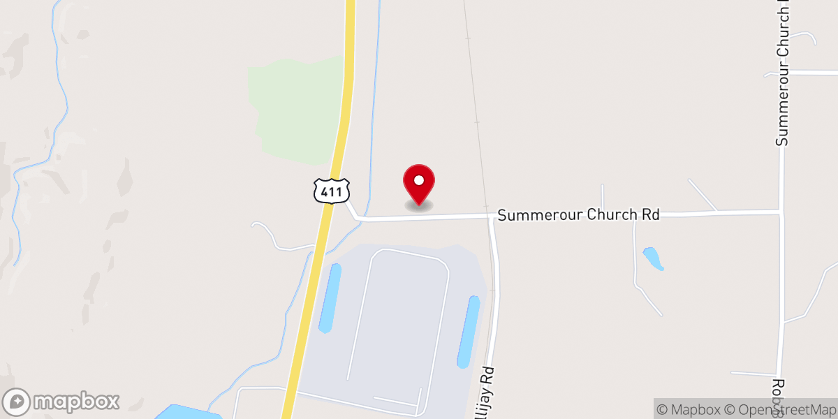Map showing location of Amazing Grace Baptist Church