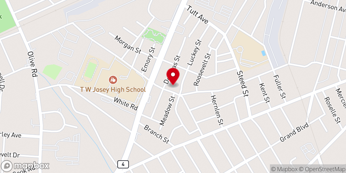 Map showing location of Fellowship Baptist Church of Augusta