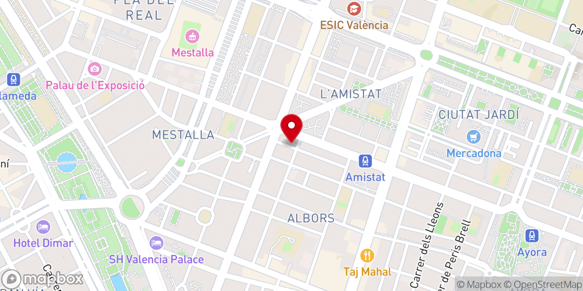 Map showing location of Hermanas de la Virgen María del Monte Carmelo