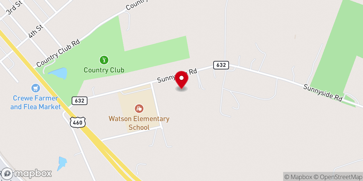Map showing location of Restoration Farm Ministries