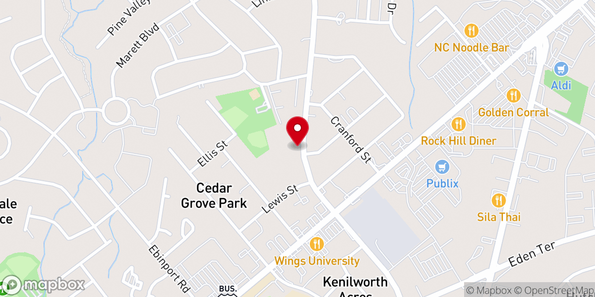 Map showing location of Encounter Fellowship