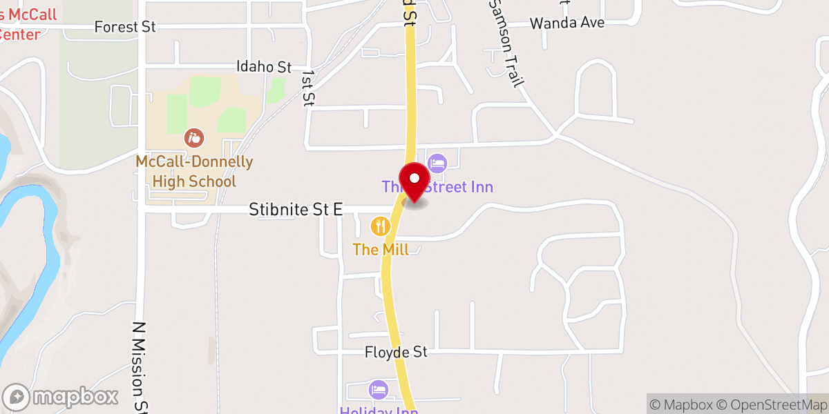 Map showing location of Scandia Inn Events