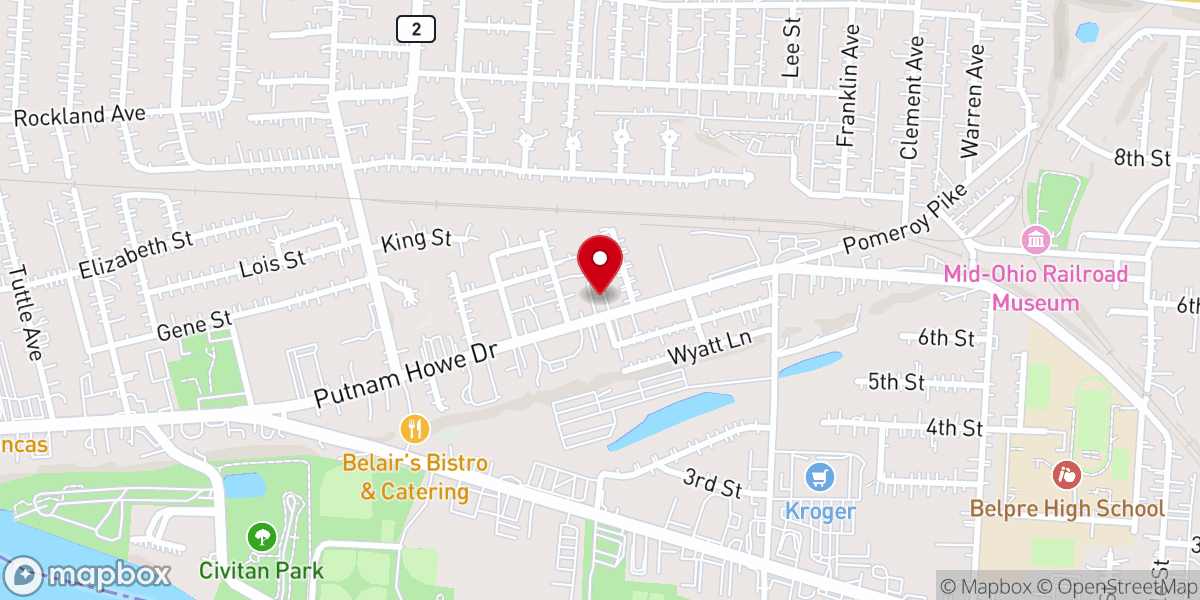 Map showing location of From the Heart Church Ministries