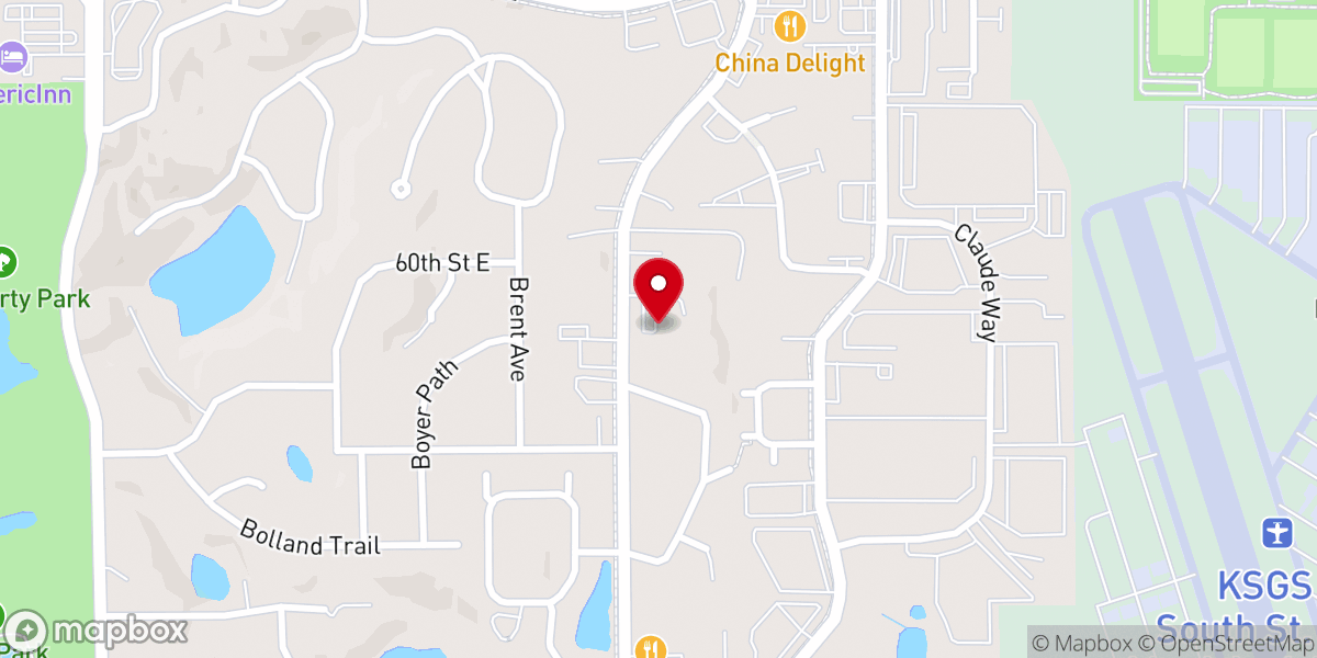 Map showing location of River Heights Vineyard Church