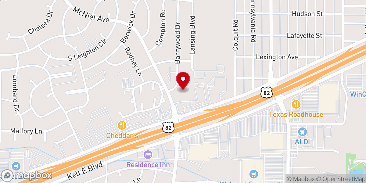Map showing location of Connect Church