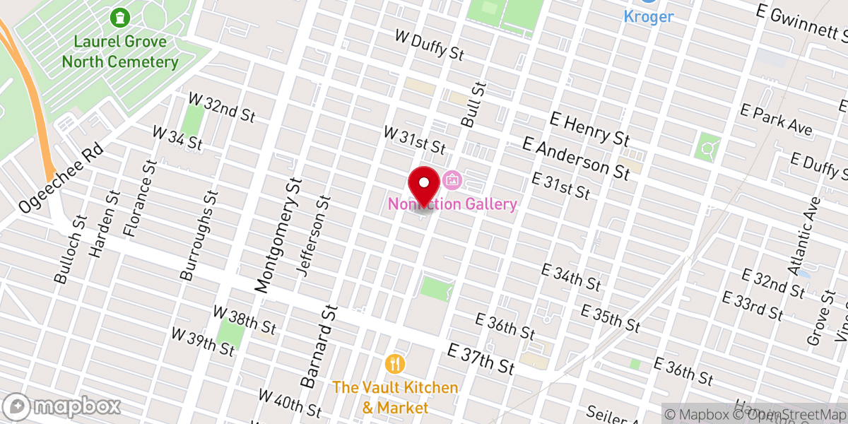 Map showing location of Sacred Heart Church