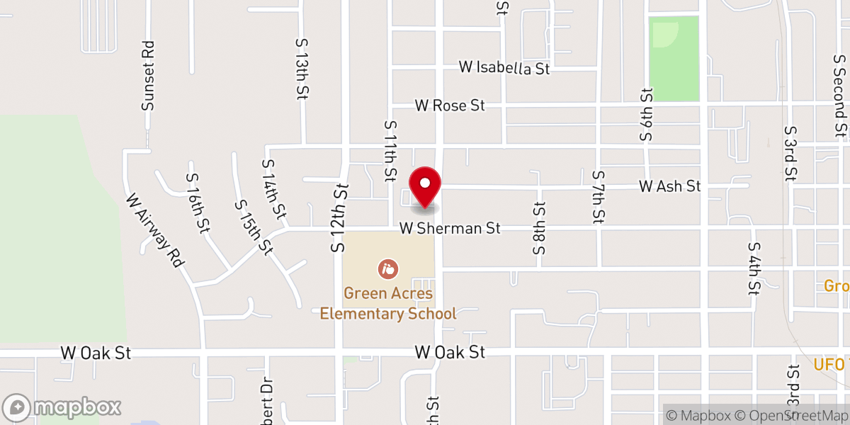 Map showing location of Lebanon Seventh-day Adventist Church