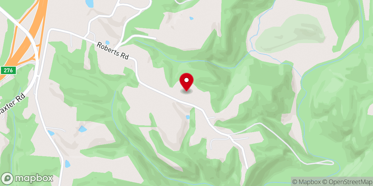 Map showing location of Faith Presbyterian Church