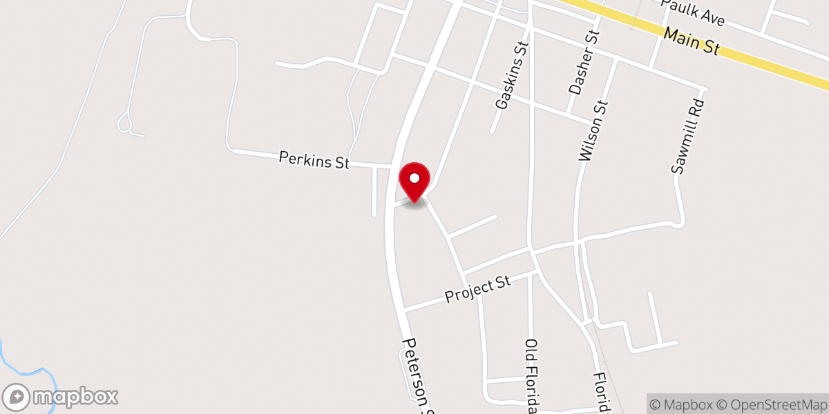 Map showing location of House of God Church
