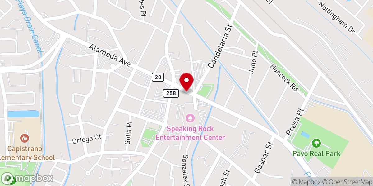 Map showing location of Our Lady of Mount Carmel Catholic Church