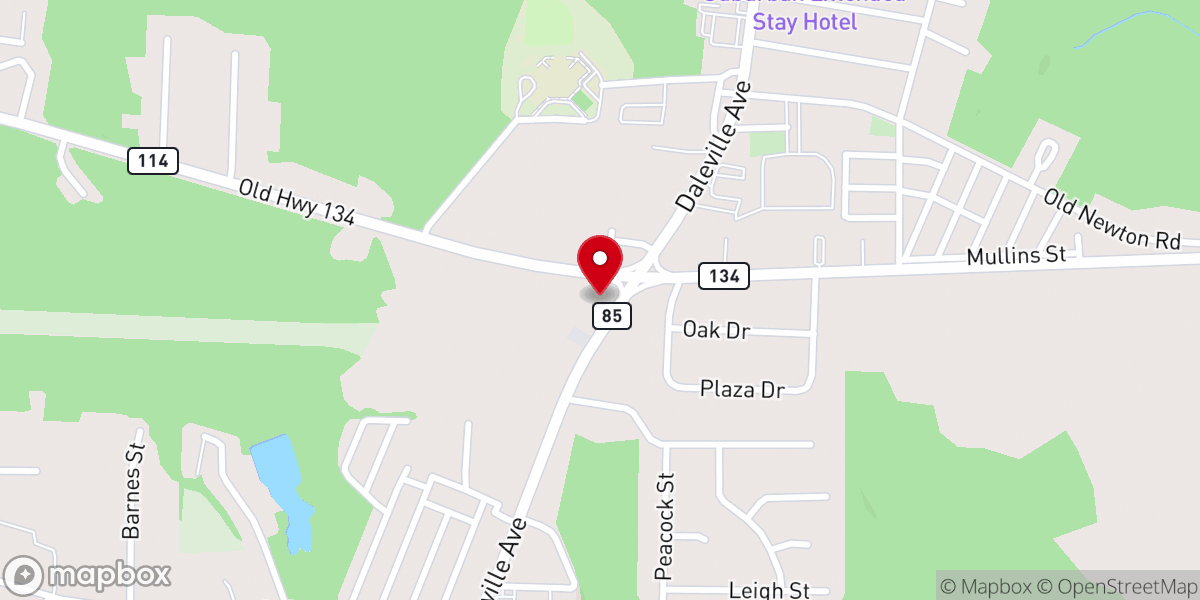 Map showing location of First United Methodist Church