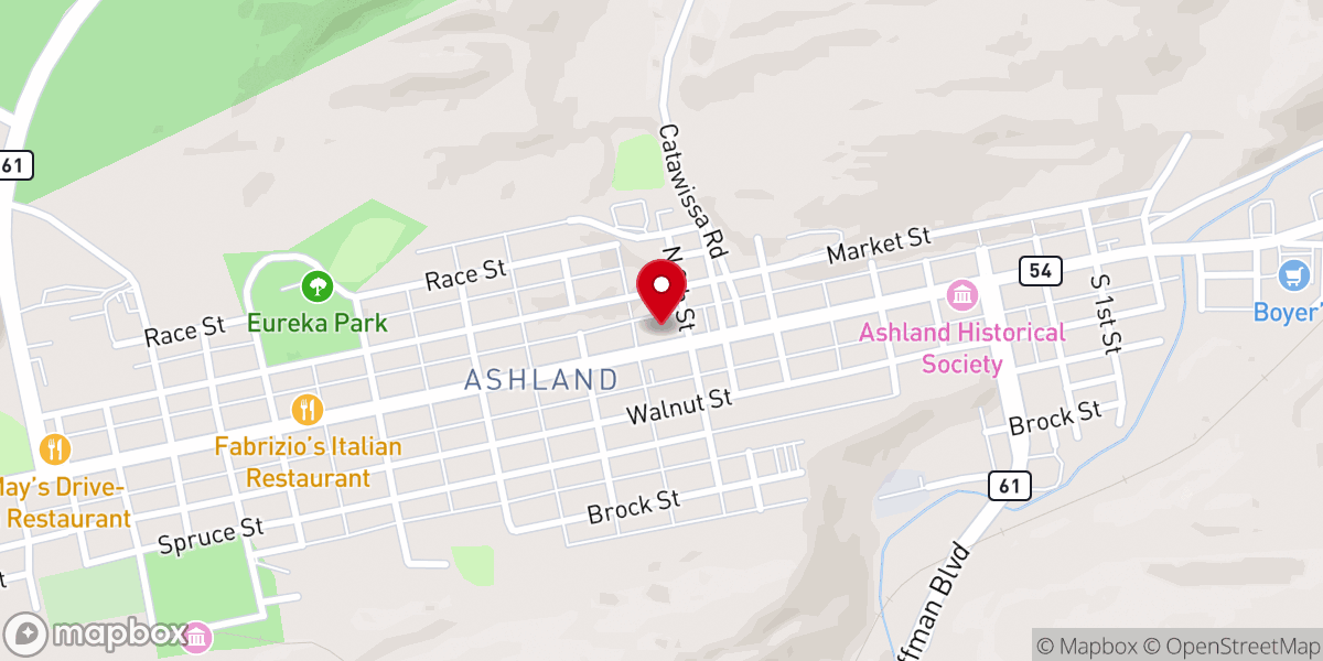 Map showing location of New Beginning Church