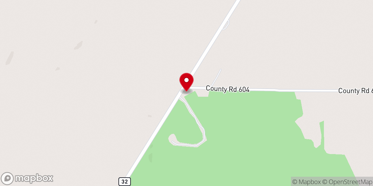Map showing location of Zion Church