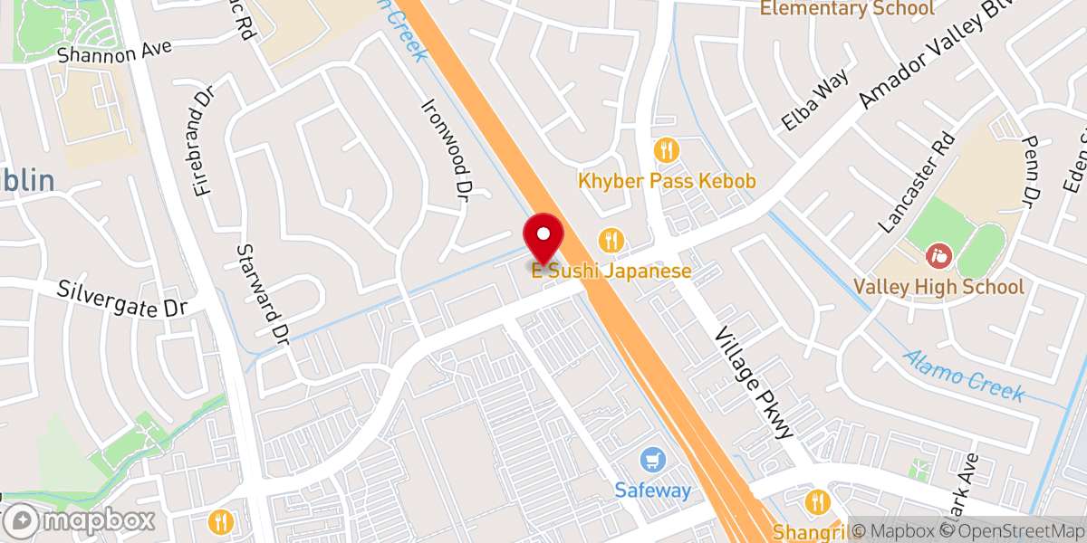 Map showing location of JooSonGil Presbyterian Korean Church