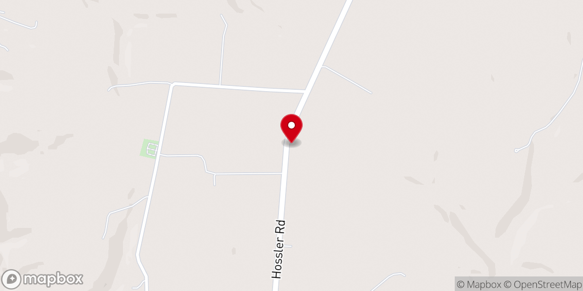 Map showing location of Pleasant View Mennonite Church