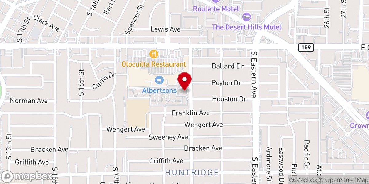 Map showing location of Winners Chapel International - Las Vegas