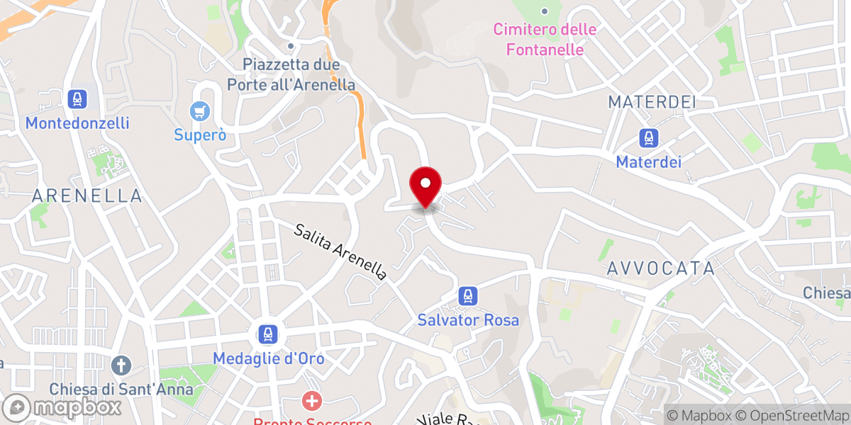 Map showing location of Parrocchia Santa Maria del Buon Consiglio