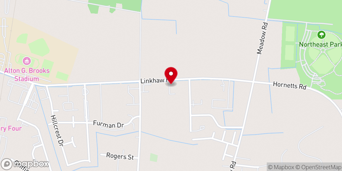 Map showing location of Covenant Worship Center