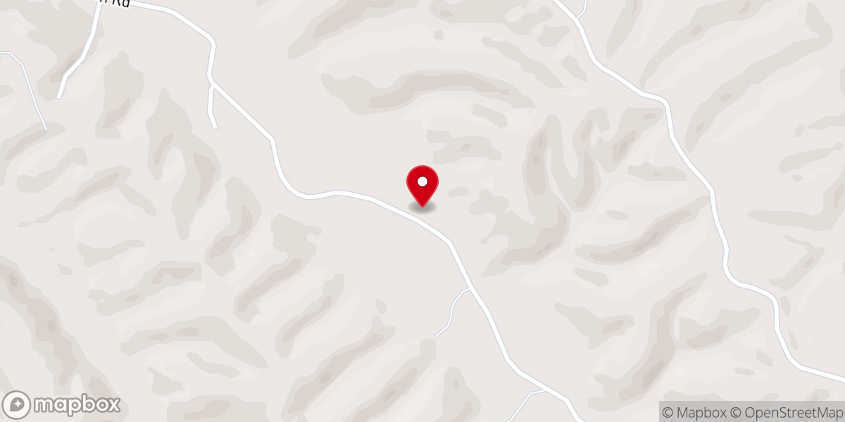 Map showing location of Pine Grove Baptist Church
