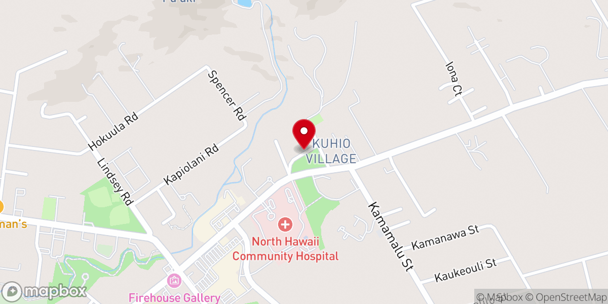 Map showing location of Kokua Christian Ministries - Food Distribution Center