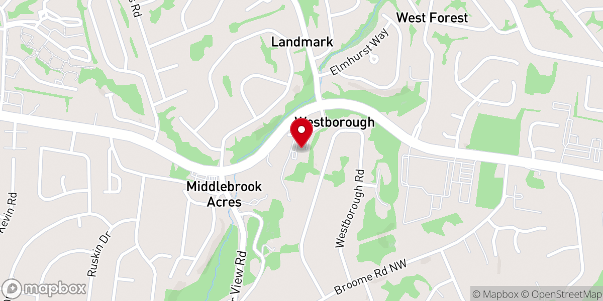 Map showing location of Apostles Anglican Church