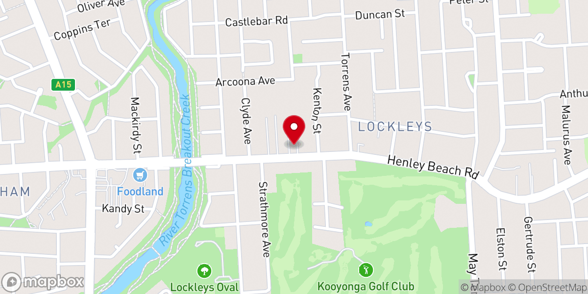 Map showing location of Christ the King Catholic Church