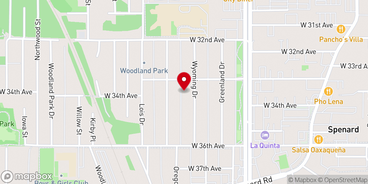 Map showing location of New Chance Church
